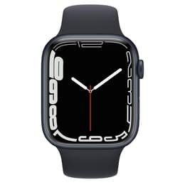 Apple Watch (Series 7) October 2021 - Wifi Only - 45 mm - Aluminium Black - Sport band Black