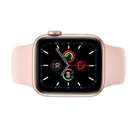 Apple Watch (Series 5) September 2019 - Cellular - 44 - Aluminium Gold - Sport band Pink