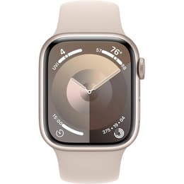 Apple Watch Series 9 (2023) GPS 41 mm - Aluminium Starlight - Sport band Starlight