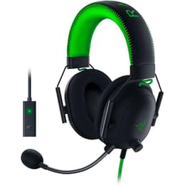 Razer Special Edition BlackShark V2 Noise cancelling Gaming Headphone with microphone - Black/Green
