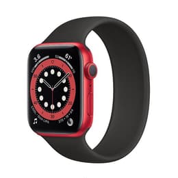 Apple Watch (Series 6) September 2020 - Cellular - 40 mm - Aluminium Red - Sport band Black