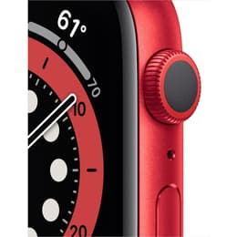 Apple Watch (Series 6) September 2020 - Cellular - 40 mm - Aluminium Red - Sport band Black