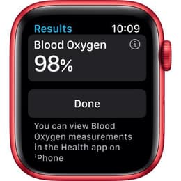 Apple Watch Series 6 (2020) GPS + Cellular 40 mm - Aluminium Red - Sport band Black