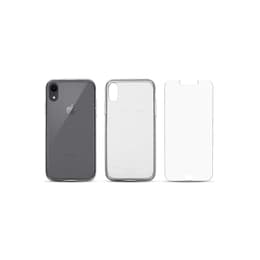 Back Market Case iPhone XR and protective screen - GRS 4.0 Recycled plastic - Transparent