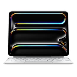 Magic Keyboard (iPad not included) (2021) Wireless - White - QWERTY - Arabic