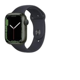 Apple Watch (Series 7) October 2021 - Cellular - 41 mm - Aluminium Green - Sport band Black