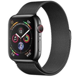 Apple Watch (Series 4) 2019 - Cellular - 40 mm - Stainless steel Stainless Steel - Milanese Loop Black