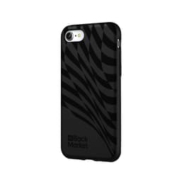 Back Market Case iPhone 7/8/SE 2020/2022 and protective screen - Recycled plastic - Black Wave