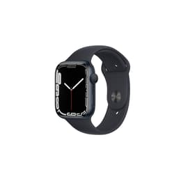 Apple Watch Series 7 (2021) GPS + Cellular 45 mm - Aluminium Midnight - Sport band Blue