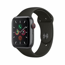 Apple Watch (Series 5) September 2019 - Cellular - 40 mm - Aluminium Space Gray - Sport band Black