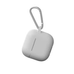 White Silicone Case Cover for AirPods 4th Generation