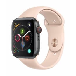 Apple Watch Series 4 (2018) GPS + Cellular 44 mm - Aluminium Space Gray - Sport band Pink