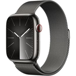 Apple Watch Series 9 (2023) GPS + Cellular 45 mm - Stainless steel Graphite - Milanese loop Gray
