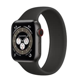 Apple Watch (Series 5) September 2019 - Cellular - 40 mm - Titanium Space Gray - Sport Band Black