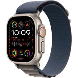 Apple Watch (Ultra) September 2023 - Cellular - 49 - Aluminium Blue - Alpine loop Blue