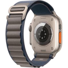 Apple Watch Ultra 2 (2023) GPS + Cellular 49 mm - Titanium Natural Titanium - Alpine loop Blue