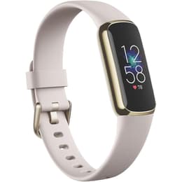 Fitbit Smart Watch Luxe Fitness and Wellness Tracker - Lunar White/Soft Gold