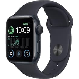 Apple Watch (Series SE) September 2022 - Cellular - 40 - Aluminium Midnight - Sport band Midnight