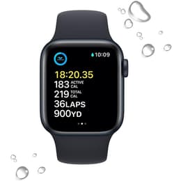 Apple Watch (Series SE) September 2022 - Cellular - 40 - Aluminium Midnight - Sport band Midnight