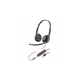 Poly Blackwire C3225 Noise cancelling Headphone with microphone - Black