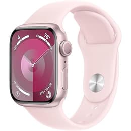 Apple Watch (Series 9) March 2022 - Wifi Only - 41 - Aluminium Pink - Sport band Pink