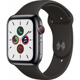 Apple Watch (Series 5) September 2019 - Cellular - 40 mm - Stainless steel Space Gray - Sport band Black