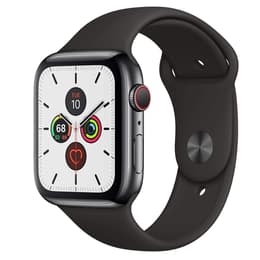 Apple Watch (Series 5) September 2019 - Wifi Only - 44 - Aluminium Space Gray - Sport band Black