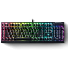 Razer Keyboard QWERTY Backlit Keyboard BlackWidow V4 X Full Size - Green Switch