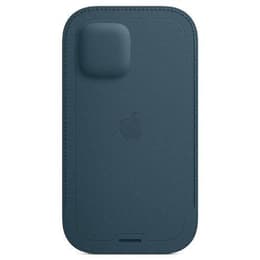 Apple Sleeve iPhone 12 mini - Leather Baltic Blue
