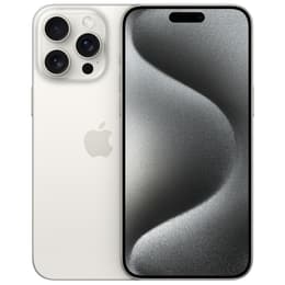 iPhone 15 Pro Max 256GB - White Titanium - Locked AT&T - Dual eSIM