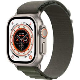 Apple Watch (Ultra) September 2022 - Cellular - 49 - Titanium Silver - Alpine loop Gree