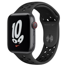 Apple Watch (Series 6) 2020 - Cellular - 44 mm - Aluminium Space Gray - Nike Sport band Black