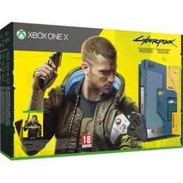 Xbox One X 1000GB - Blue - Limited edition Cyberpunk 2077 + Cyberpunk 2077