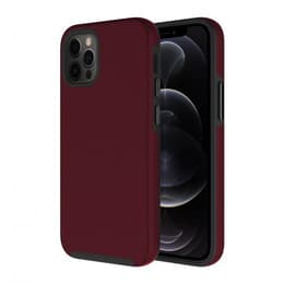 iPhone 12/12 Pro case - TPU / Polycarbonate - Burgundy Red