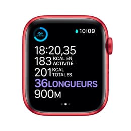 Apple Watch (Series 6) September 2020 - Cellular - 40 mm - Aluminium Red - Sport Red