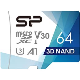 Silicon Power SP064GBSTXDU3V20AB microSDXC with Adapter