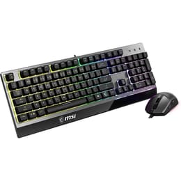 Msi Keyboard QWERTY Backlit Keyboard Vigor GK30 Combo