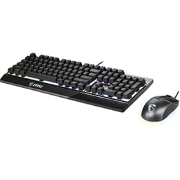 Msi Keyboard QWERTY Backlit Keyboard Vigor GK30 Combo