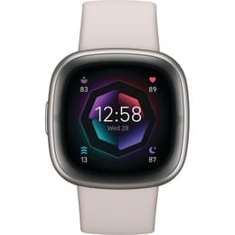 Fitbit Smart Watch FB521SRWT-US HR - Silver