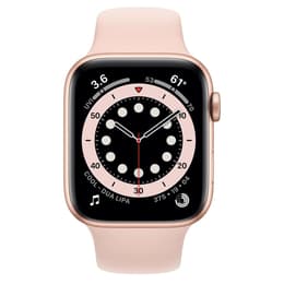 Apple Watch (Series 6) September 2020 - Wifi Only - 40 mm - Aluminium Gold - Sport band Pink