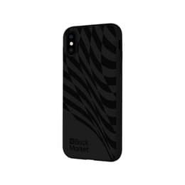 Back Market Case iPhone X/XS and protective screen - Natural material - Black Wave