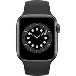 Apple Watch (Series 6) September 2020 - Wifi Only - 44 mm - Aluminium Space gray - Sport Band Black