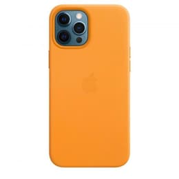 Apple Leather case iPhone 12 Pro Max - Leather California Poppy
