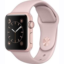 Apple Watch (Series 1) September 2016 - Wifi Only - 42 mm - Aluminium Rose Gold - Sport Band Pink