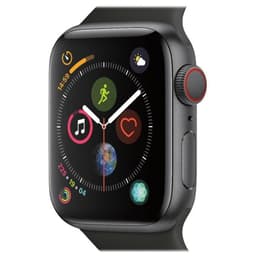 Apple Watch (Series 5) September 2019 - Cellular - 44 mm - Titanium Space Gray - Sport band Black