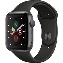 Apple Watch (Series 5) September 2019 - Cellular - 44 - Aluminium Space Gray - Sport band Black