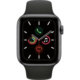Apple Watch (Series 5) September 2019 - Cellular - 44 - Aluminium Space Gray - Sport band Black