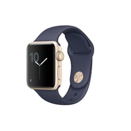 Apple Watch (Series 2) September 2016 - Wifi Only - 42 mm - Aluminium Gold - Sport Blue