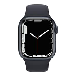 Apple Watch (Series 7) September 2022 - Wifi Only - 41 mm - Aluminium Midnight - Sport band Black