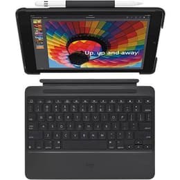 Logitech Keyboard QWERTY Wireless Backlit Keyboard iPad Slim Combo
